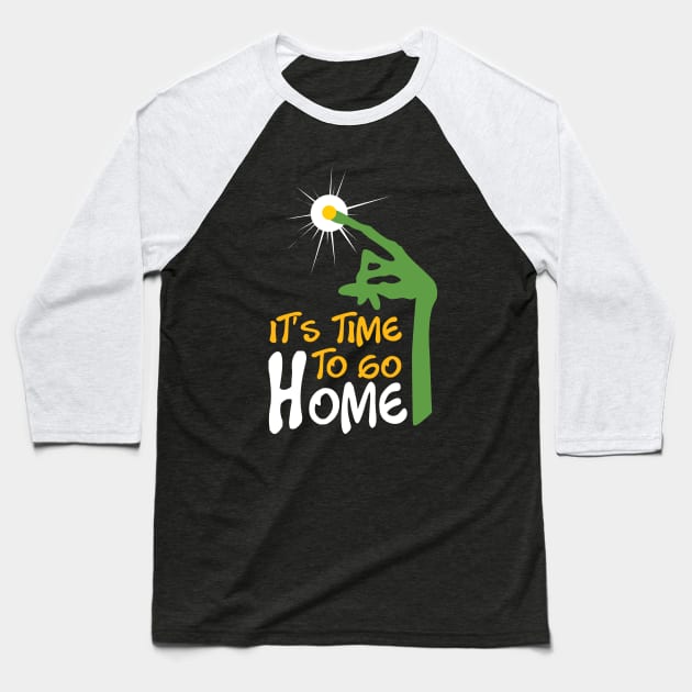 ET HOME Baseball T-Shirt by funtazia